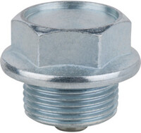 KS Tools olieaftapplug, buitenzeskant 24mm, M22x1,5x14mm, set van 10