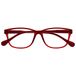 Leesbril La Société Leesbril Rood Lichtgewicht Lezers Ontwerper Stijl Mannen Vrouwen Scharnieren Met Veer R27-Z +3,50