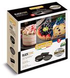 Guardini Box rek Blackstone: springvorm 26 cm + Crostata 28 + PlumCake25, staal met anti-aanbaklaag, kleur "black-stone"