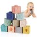 Omgoods - Set de blocs empilables - 12 blocs de construction souples pour bébés et tout-petits