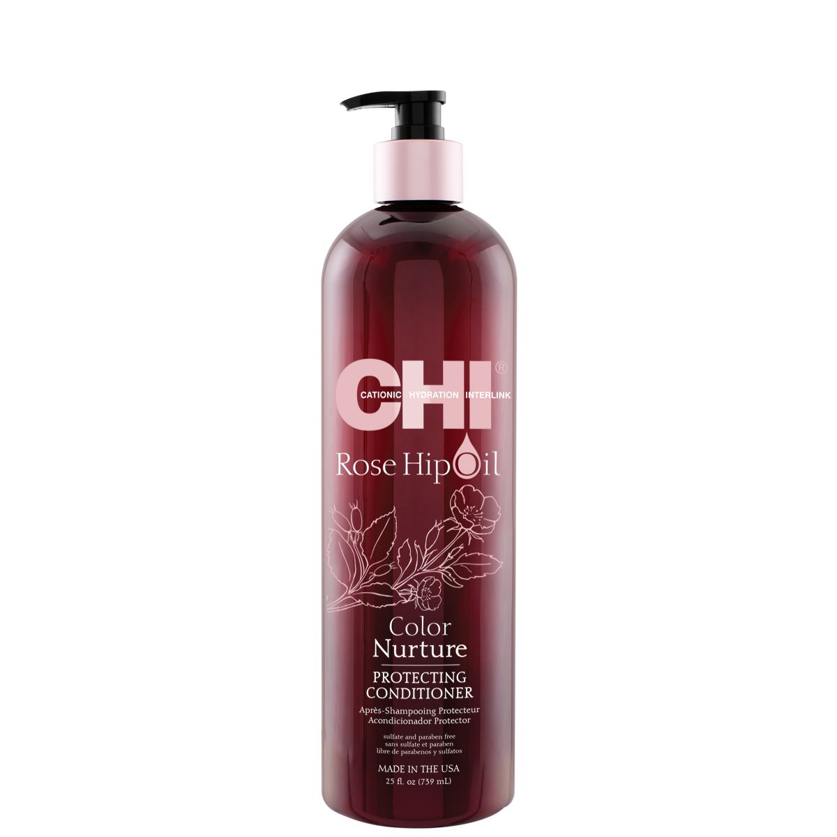CHI Rose Hip Oil Vrouwen 739 ml Professionele haarconditioner