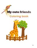 My cute friends Coloring book