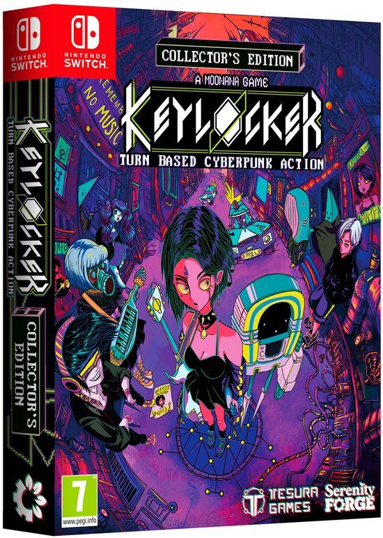 Serenity Forge Keylocker - Turn Based Cyberpunk Action Collector's Edition Nintendo Switch