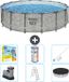 Bestway Rond Steel Pro MAX Zwembad - Steenprint - 488 x 122 cm