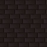 Metro Wandtegel | 10x20cm Uni Zwart Glanzend