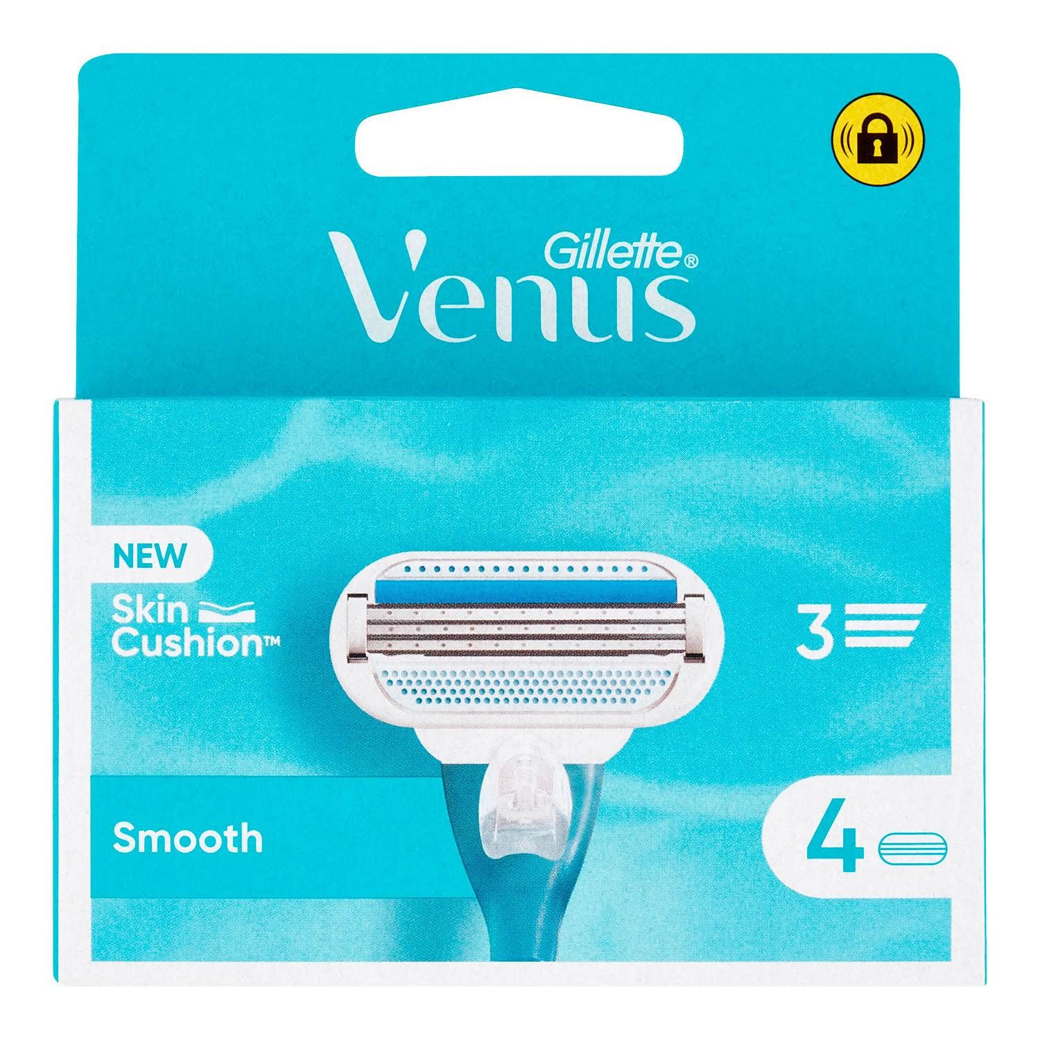 Gillette Venus Smooth Navulmesjes - 4 stuks