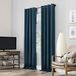 Sun Zero 2-Pack Theater Grade Extreme 100% verduisterende tule gordijnpaneel paar, polyester, groenblauw, 52" x 96"
