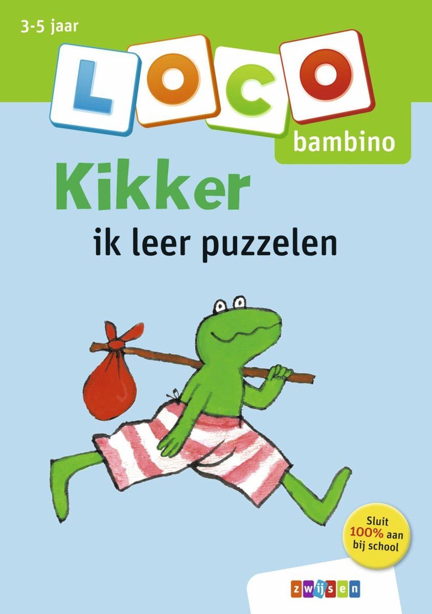 Loco bambino - Kikker ik leer puzzelen 3-5 jaar - Educatief spel