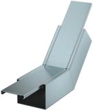 OBO Bettermann Bocht 45°, stijgend met brandwerend weefsel 435x100x257 staal bandverzinkt