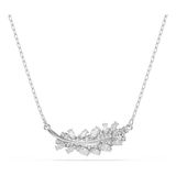 Swarovski Vienna Hanger, Gemengde Slijpsels, Veer, Wit, Rodium Verguld