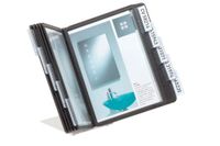 Durable 550601 Tafel zichtpanelen systeem (Vario Tafel 10, met 10 zichtpanelen A5) zwart
