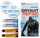 Spetton Stormsure Drysuit Repair Kit avec colle flexible et TUFF Tape