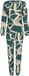 Pastunette Premium - Couture Pyjama Vrouwen Lange Mouw Groen/Beige Viscose/Polyester Maat 46