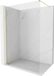 Mexen Kioto-X paroi de douche Walk-in 150 x 200 cm, transparent 10 mm, or brossé