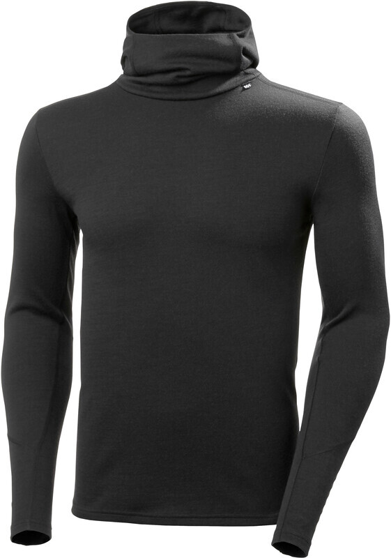 Helly Hansen Lifa Merino Midweight Hoodie Men, black