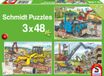 Schmidt Puzzle Mes camions préférés 3 x 48 pièces