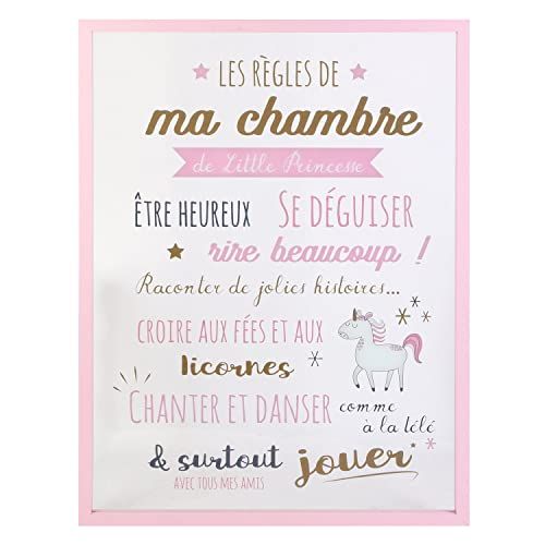 Home Deco Kids HD2352 fotolijst - roze-goud-grijs - 40 x 60 cm