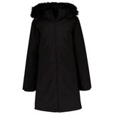 CMP Parka met capuchon voor dames, Polyester, Zwart, Maat 42
