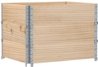 vidaXL Plantenbak 80x60 cm massief grenenhout