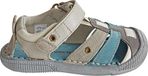 Vertbaudet Leren sandalen, speciaal voor kleuterjongens, maat 32, lichtgrijs