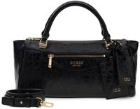 GUESS Antonia Satchel Black Zwart Handtas