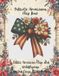 Patriotic Americana Flag Bow: Rustic American Flag and Wildflowers Counted Cross Stitch Pattern