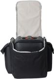 Merkloos / Sans marque Wan GmbH Speaker Draagtas - Opberghoes Beschermhoes - Muziek Onderweg - Met Extra Vakken - 28.8 x 34 x 30.5 cm - Zwart