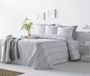 VIALMAN Lichte sprei Sofia 14 met strepenpatroon voor eenpersoonsbed 105 cm | Sprei Jaquard 105 | blauwe sprei 200 x 270 cm