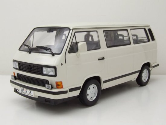 Norev Volkswagen T3 Bus "Whitestar" 1990 Wit 1-18 Limited 1000 Pieces