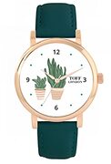 Toff London Roze potplanten horloge