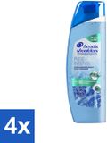 Head & Shoulders Anti-roos Shampoo Pure Intense Extra Verkoelend 4 x 250 ml
