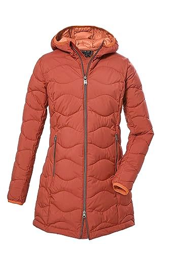 G.I.G.A. DX Dames Gewatteerde parka met capuchon - dark apricot - maat 44