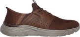 Skechers Garner Newick Heren Sneakers Bruin EU 42.5