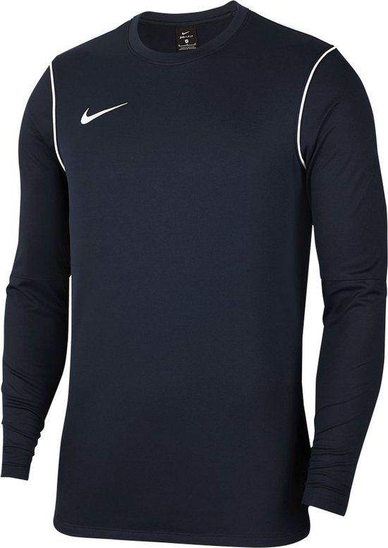 Nike Park 20 Crew Sporttrui Jongens - Maat XS - Donkerblauw/Wit