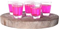 Alessandro Shotglaasjes Damasco - 6x stuks - glas - 60 ml