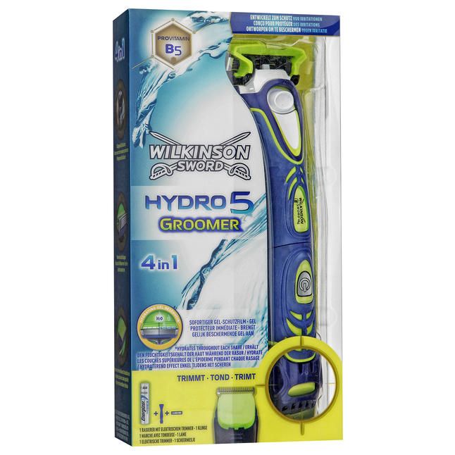 Wilkinson Sword Hydro 5 Groomer - Blauw, Groen