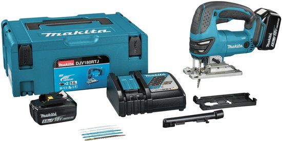 Makita DJV180RTJ Accu Decoupeerzaag Set - 18V - 2x 5.0Ah - Mbox