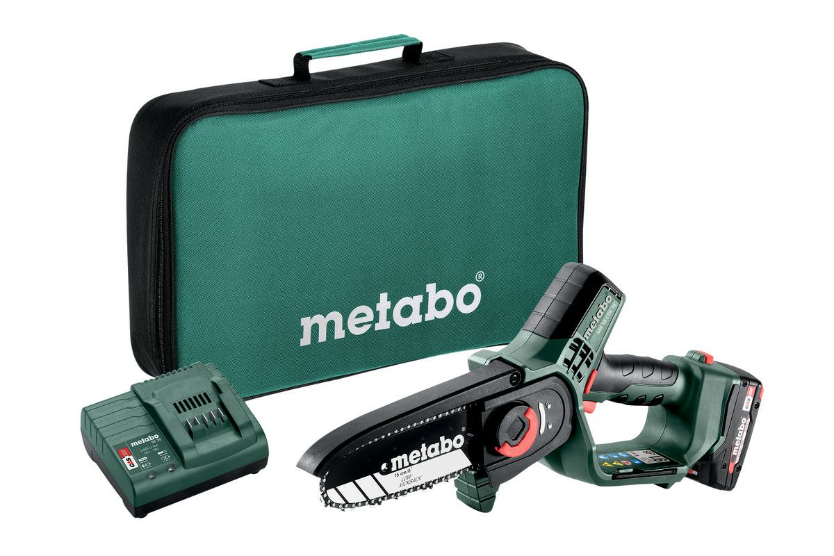 Metabo MS 18 LTX 15 Accu Snoeizaag Set - 15 cm - Incl. Accu & Lader