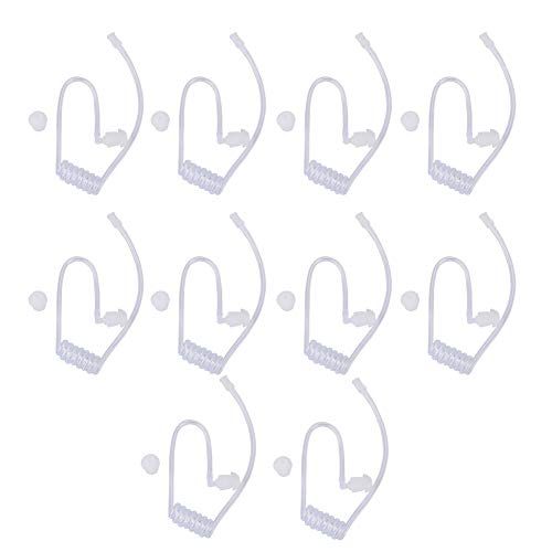 Topiky 10 stuks vervangende spoelbuis voor radio-telefoons en voor Motorola voor Baofeng voor Kenwood Walkie Talkie-oordopjes