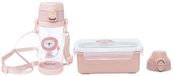 Olmitos Set gourde + boîte à lunch Rose Enfants