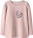NAME IT Meisjes Lange Mouwen Shirt NMFLIASA LS TOP Lotus Katoen/Elastaan Maat 98