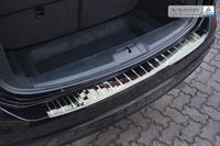 Chroom Avisa Chroom RVS Achterbumperprotector passend voor Seat Alhambra & Volkswagen Sharan II 2010- 'Ribs'