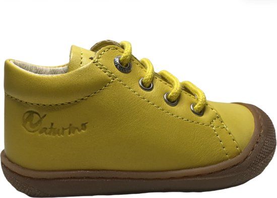 Naturino Cocoon Veterschoenen - Geel - Maat 24 - Unisex