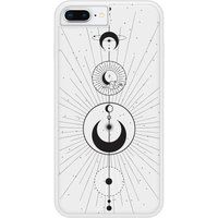 Apple Siliconen hoesje compatibel met iPhone 7 Plus Moon Circles