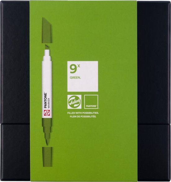 Talens Pantone Marker Set - 9x Green
