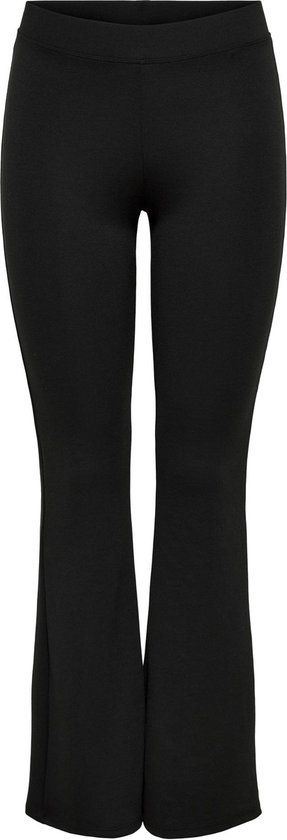ONLY ONLFEVER STRETCH FLAIRED PANTS JRS NOOS Women's Trousers - Size M X L30 - Black
