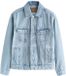 Next Heren Denim Jack met Knopen Blauw