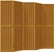 vidaXL Kamerscherm met 5 panelen massief paulowniahout bruin