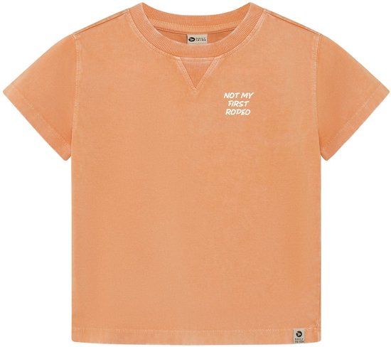 Daily7 T-shirt Backprint Sandstone Maat 92