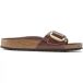 Birkenstock Sabots Madrid Big Buckle Natural Leather Patent